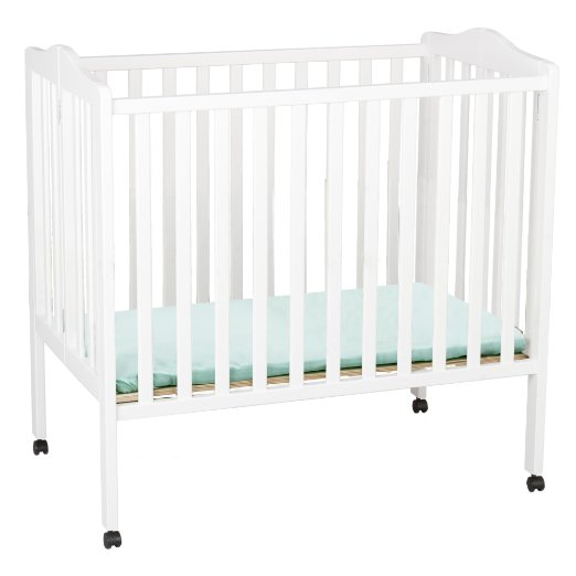 Delta Children Portable Mini Cribs, White